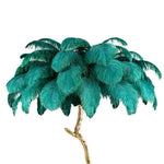 O'Moore Nordic Luxury Unique Ostrich Feather Floor Lamp/Table Lamp - Lamp Outdoor