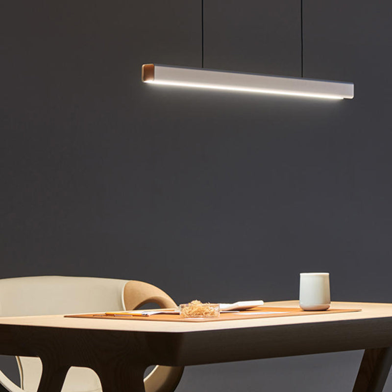 Orva Minimalist Classic Black & White Linear Pendant Light - Lamp Outdoor