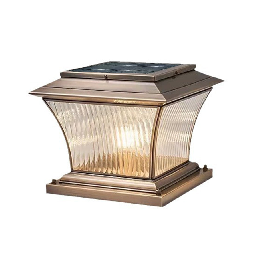 Waterproof Copper Outdoor Pillar Light European style - Lamp Outdoor
