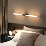 Moren Minimalist Linear Metal Wall Lamp, Gold - Lamp Outdoor