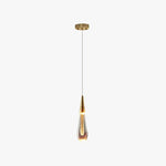 Kristy Pendant Light Crystal & Glass Droplet, Gold - Lamp Outdoor