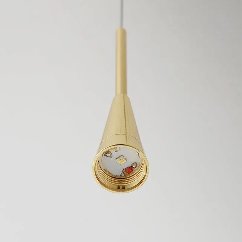 Teardrop Gold Pendant Light - Lamp Outdoor