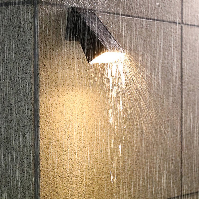 90° Adjustable Intelligent LED Waterproof Black Modern Solar Wall Lights - Lamp Outdoor