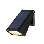 90° Adjustable Intelligent LED Waterproof Black Modern Solar Wall Lights - Lamp Outdoor
