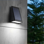 90° Adjustable Intelligent LED Waterproof Black Modern Solar Wall Lights - Lamp Outdoor
