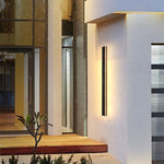 Arisha Ripple Minimalist Linear LED Outdoor Wall Lamp Metal Garden Corridor Balcony - Lamp Outdoor