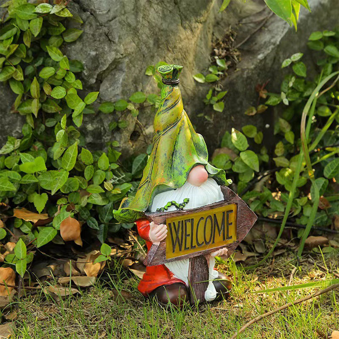 Resin Solar Gnomes Garden Lights - Lamp Outdoor