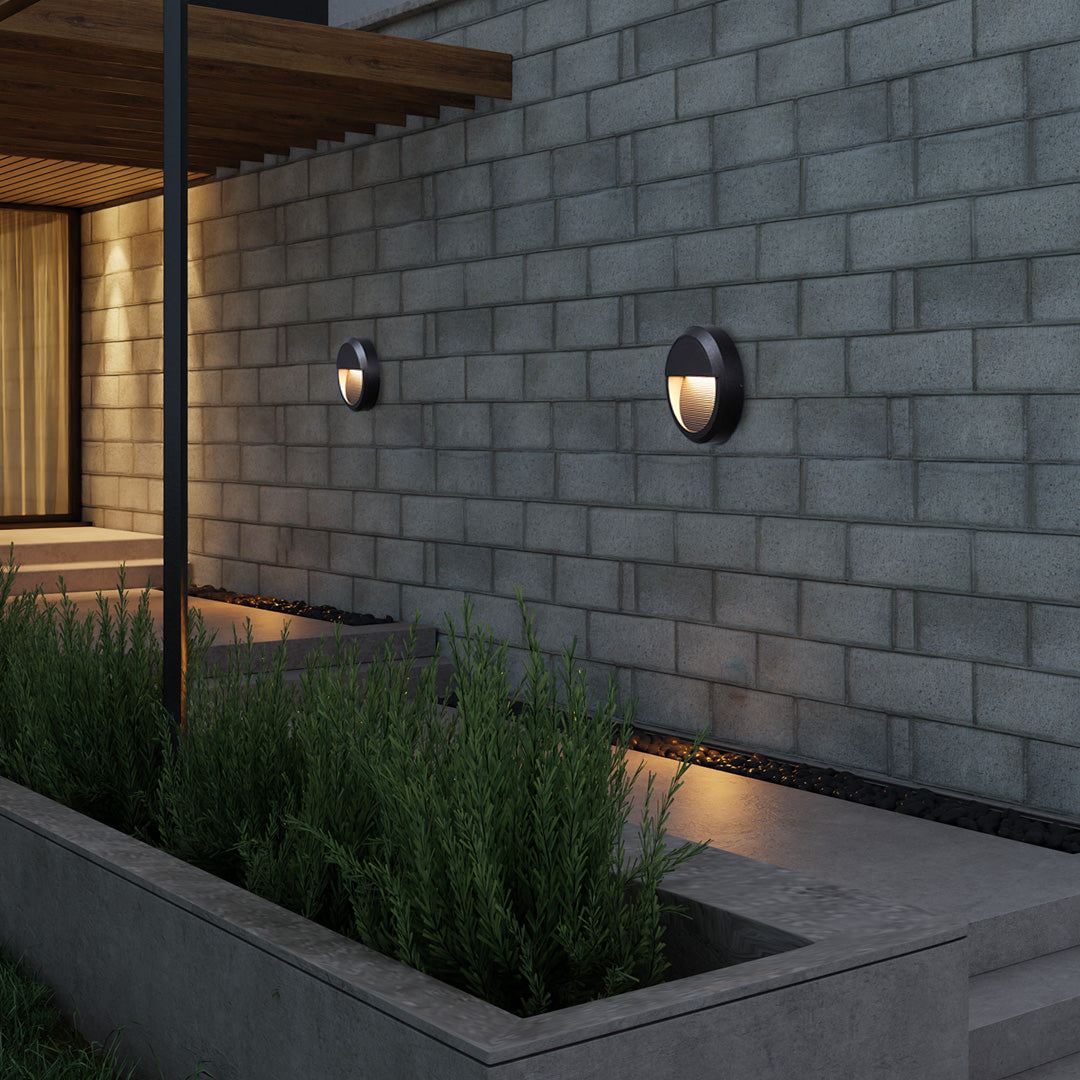 Geometric LED Outdoor Step Lights Minimalist Style - Lamp Outdoor