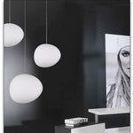 Elun Sleek Minimalist Floating Egg-shaped Glass Pendant Light - Lamp Outdoor
