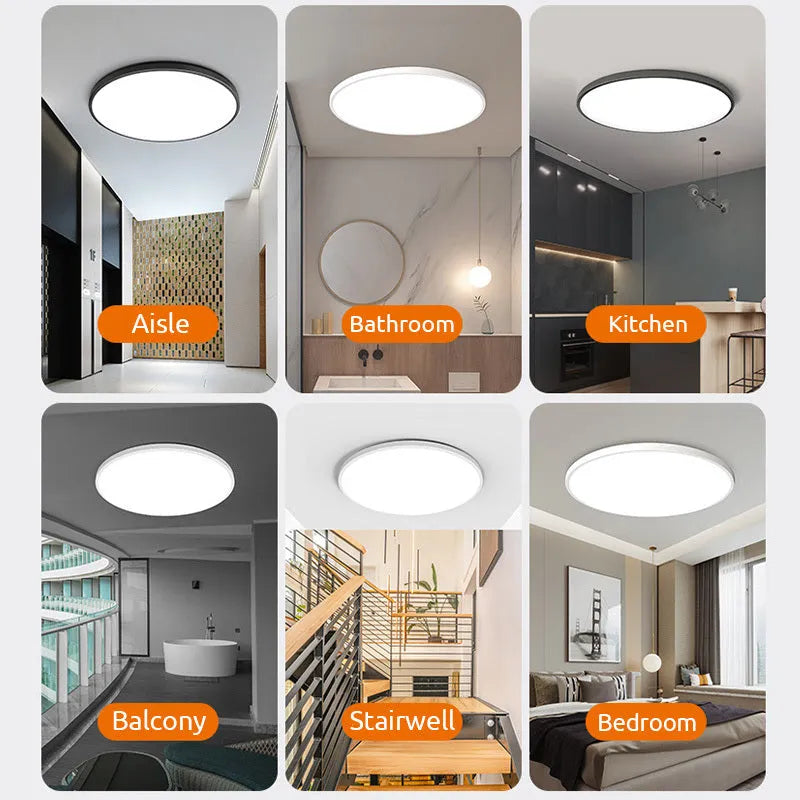 Yani Round Bathroom Led Ceiling Light - Lamp Outdoor
