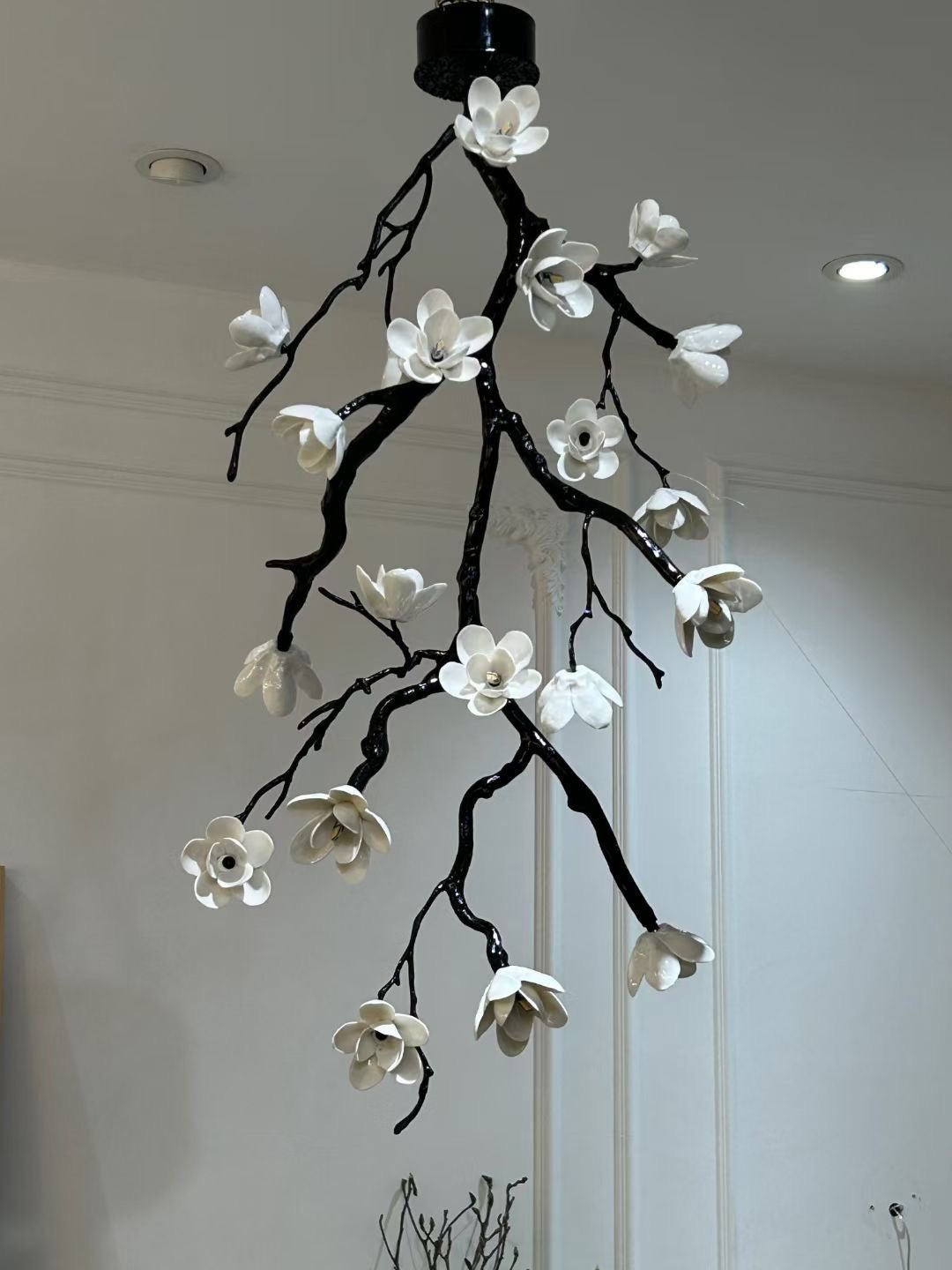 Large Long Branch Flower Chandelier - Lamp Outdoor