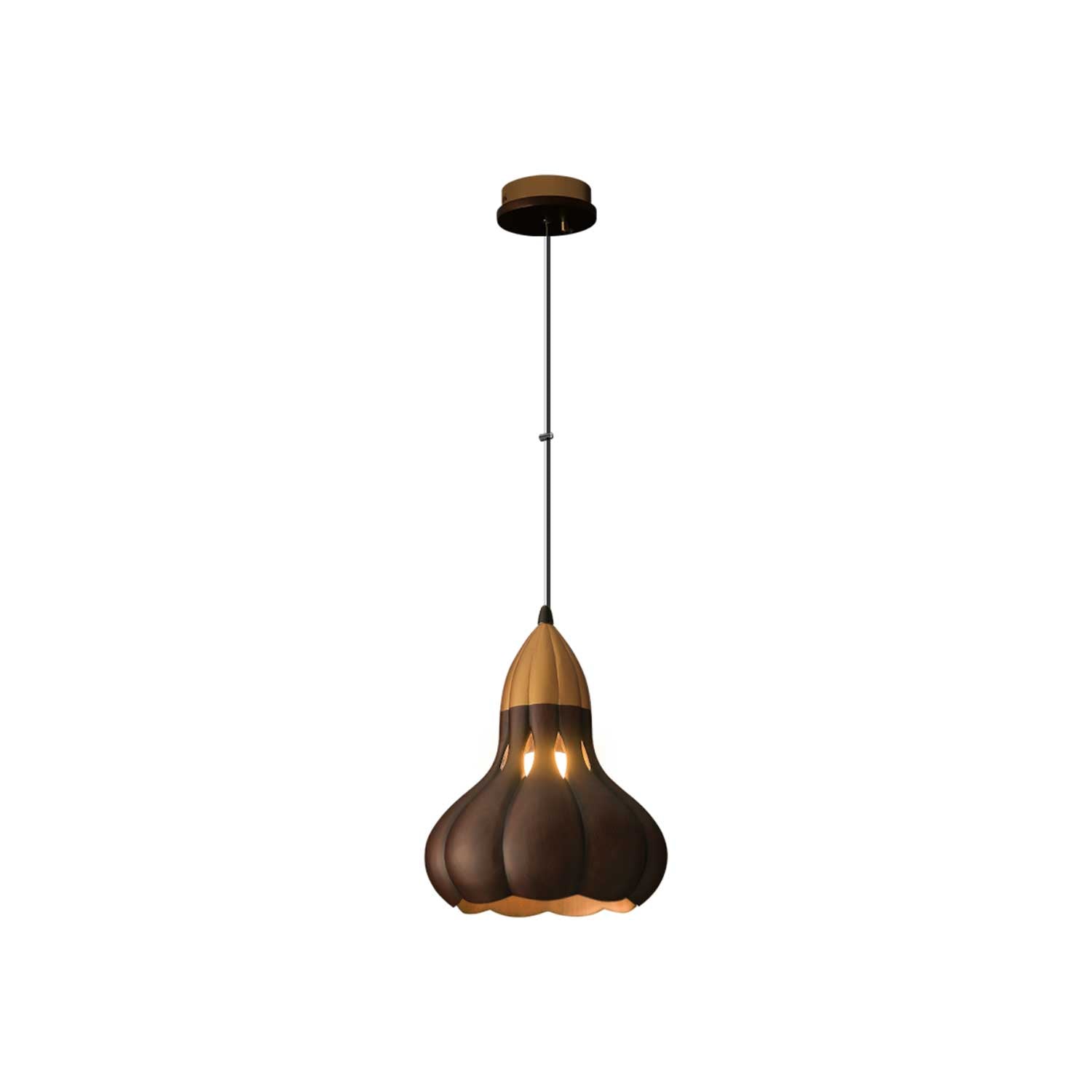 Arraeion Individual Creativity Wood Metal Pendant Lamp - Lamp Outdoor