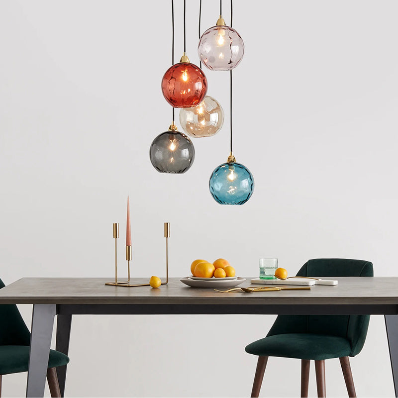 Water Ripple Glass Pendant Lights - Lamp Outdoor