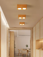 Eliza Minimalist Wood Ceiling Light - Lamp Outdoor