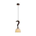 Colire Creativity Twisted Metal Wood Pendant Light - Lamp Outdoor