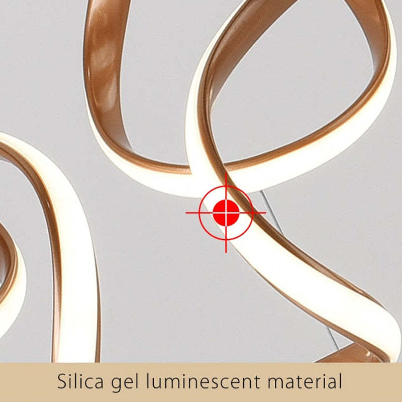Clyra Modern Irregular Flower Pendant Light, 3 Colors - Lamp Outdoor