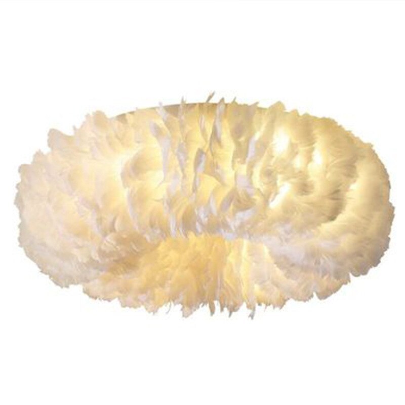 O'Moore Swan Feather Round Ceiling Light - Lamp Outdoor