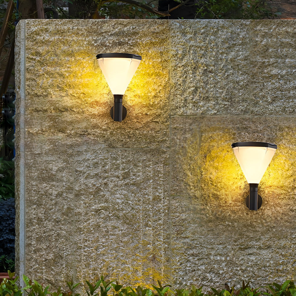 Geometric Waterproof LED Modern Outdoor Plug in Wall Lamp Wall Sconce Lighting - Lamp Outdoor