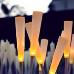 10pcs Reeds Acrylic Frosted Stick Waterproof Outdoor Lights Lawn Lamp - Lamp Outdoor