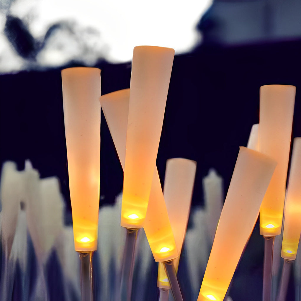 10pcs Reeds Acrylic Frosted Stick Waterproof Outdoor Lights Lawn Lamp - Lamp Outdoor