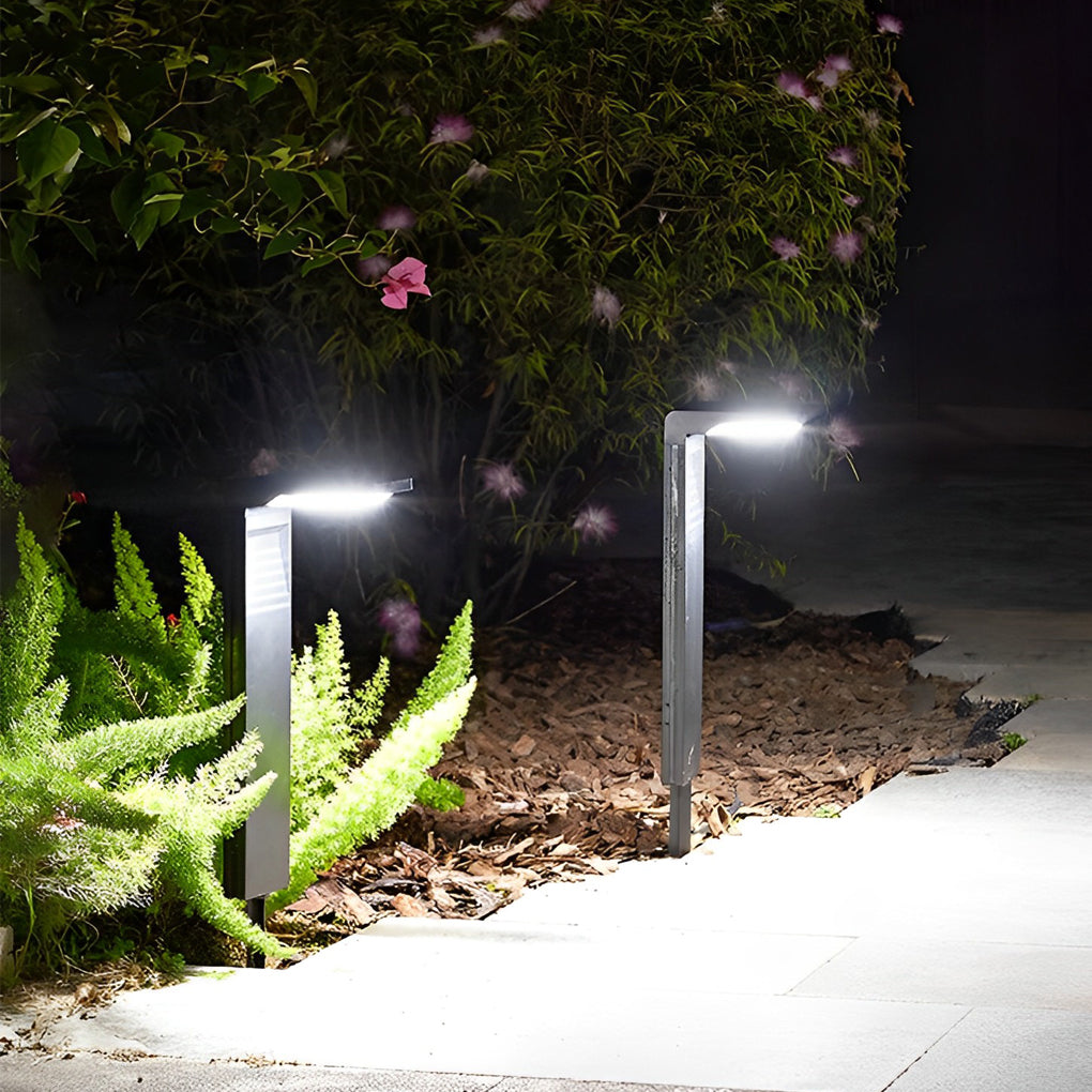 Eco-Friendly Smart LED Outdoor Lawn Lamp Solar Path Lighting with Auto On/Off - Lamp Outdoor