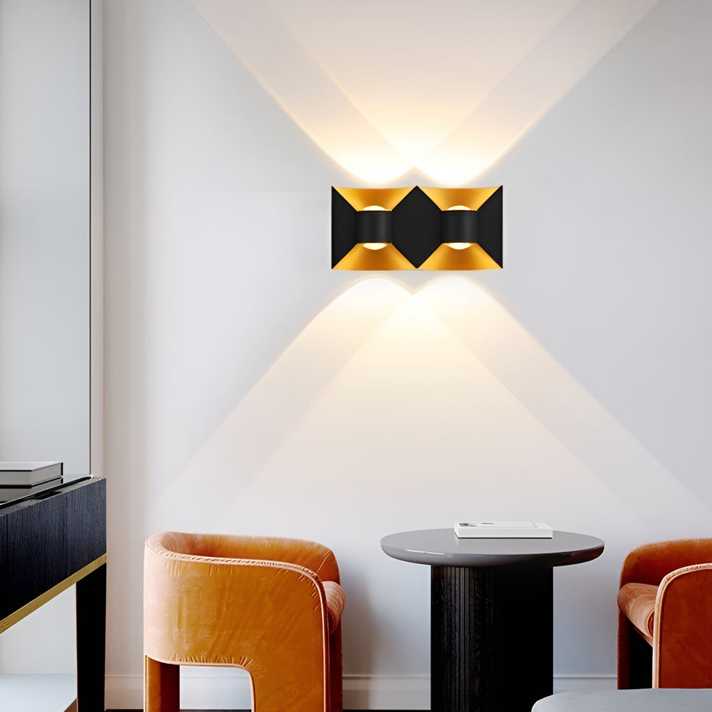 Square Up and Down Lights 6W LED Waterproof Modern Outdoor Sconces - Lamp Outdoor