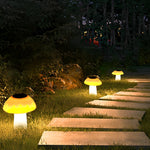 Mushroom Solar LED Lawn Light Smart, Waterproof for Outdoor Gardens and Parks - Lamp Outdoor