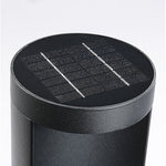 Modern Outdoor Cylinder Lawn Lamp - LED Solar & Hardwired Options - Lamp Outdoor