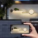 Moon Tree Scenery Waterproof LED Black Retro Outdoor Wall Lights Sconces - Lamp Outdoor