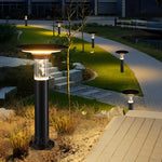 Solar Path Lights with Innovative Round Top Disk Down Lighting and Bubble Design - Lamp Outdoor