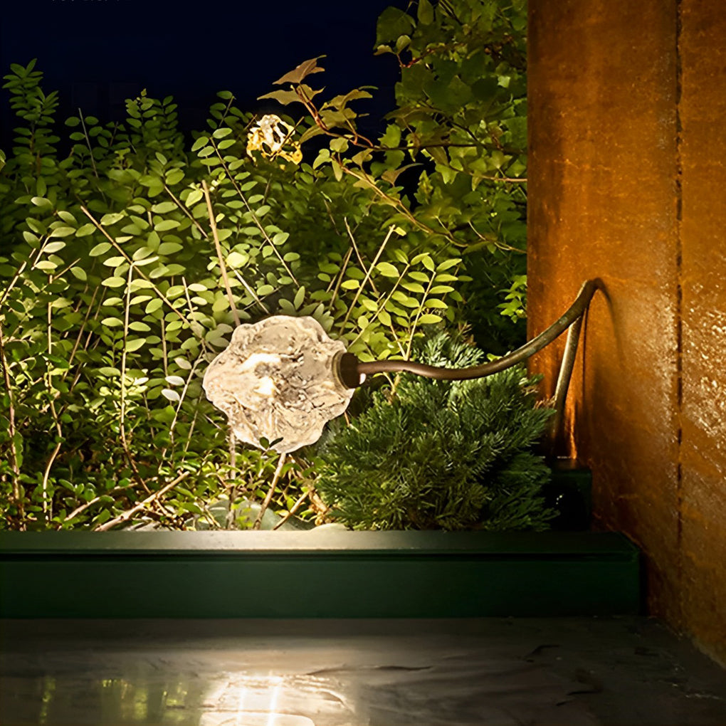 Outdoor Flower Bud Lawn Lights – Apple & Grape Designs, LED, Modern Illumination - Lamp Outdoor