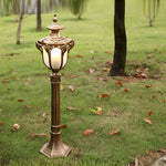 Traditional European-Style LED Outdoor Pathway Lamp Post - Durable & Waterproof - Lamp Outdoor