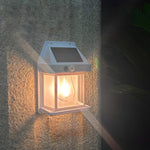 Tungsten Bulb Solar Wall Lanterns Dusk to Dawn Motion Senor Lighting - Lamp Outdoor
