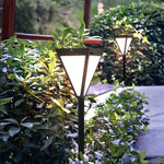 Sleek Solar LED 2.6W Pathway Post Light Outdoor Waterproof Lighting - Lamp Outdoor