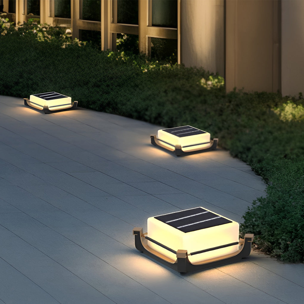 Waterproof LED Modern Solar Deck Post Lights Outdoor Fence Post Lights - Lamp Outdoor
