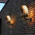 Creative Twisted Waterproof LED Modern Outdoor Wall Lamp Plug in Wall Lights - Lamp Outdoor