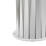 Twisted Metal Lantern LED Waterproof White Modern Solar Lawn Lights - Lamp Outdoor