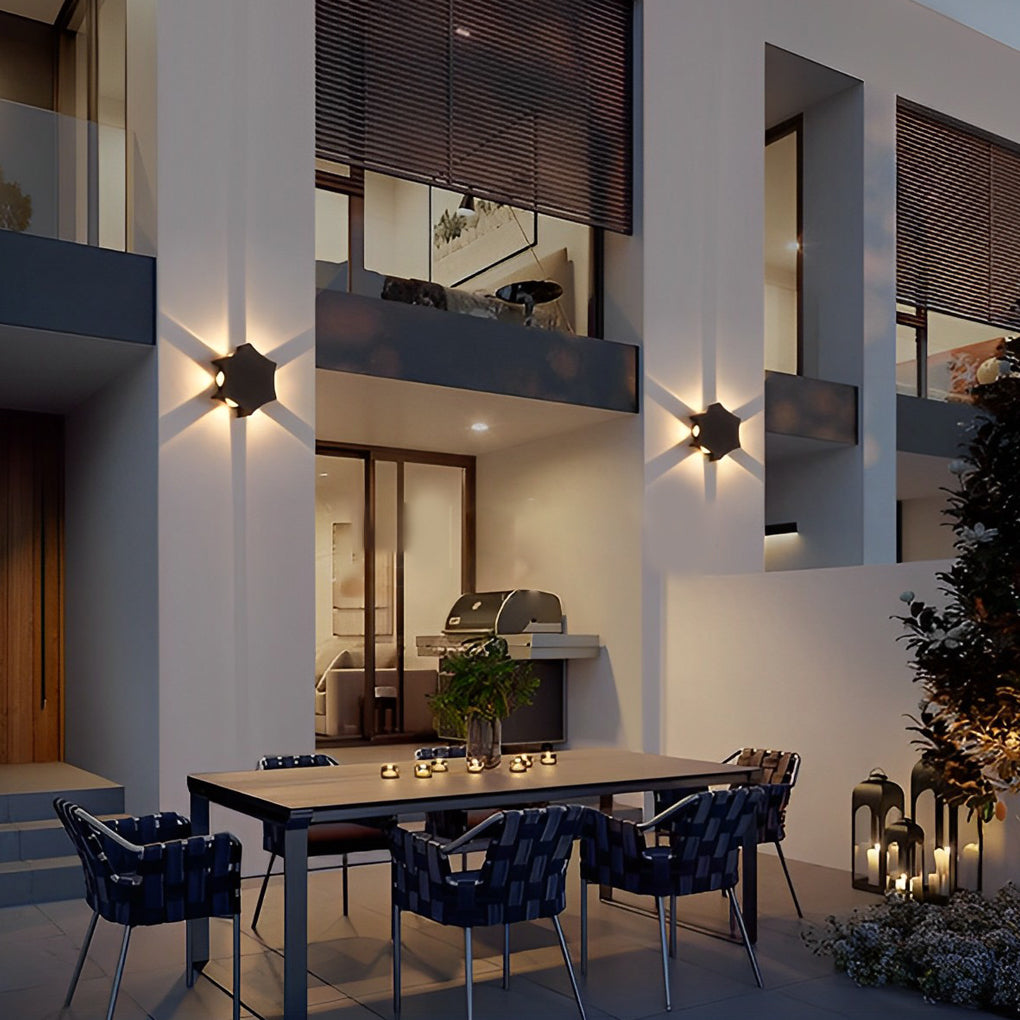 Four Way Wall Light Facade Light Outdoor LED 8W 4W 19W 6W Waterproof - Lamp Outdoor