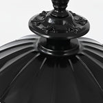 Flower Ball Cognac Glass Waterproof European Style Outdoor Pillar Lamp - Lamp Outdoor