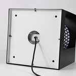 Four-Panel Cylinder Lantern LED Black Waterproof Outdoor Light with Lattice Pattern - Lamp Outdoor