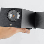X Shape Creative Waterproof LED Black Modern Outdoor Wall Lamp Exterior Lights - Lamp Outdoor
