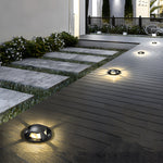 Outdoor Waterproof Horizontal Deck Stair Ground Lights Side-Emitting Low Voltage Step light for Pathways & Stairs - Lamp Outdoor