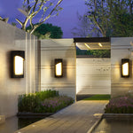 Creative Waterproof LED Black Modern Outdoor Wall Lamp Exterior Lights - Lamp Outdoor