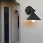 Conical Simple Waterproof Retro American-style Outdoor Wall Sconce Lighting - Lamp Outdoor