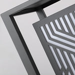 Gray Retro Aesthetic Waterproof LED Outdoor Pathway Cuboid Lantern - Lamp Outdoor