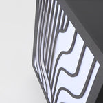 Square Creative LED Waterproof Modern Outdoor Fence Post Lights Pillar Light - Lamp Outdoor