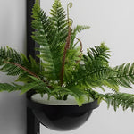 Creative Flowerpot Ball Waterproof LED Black Modern Outdoor Wall Light - Lamp Outdoor