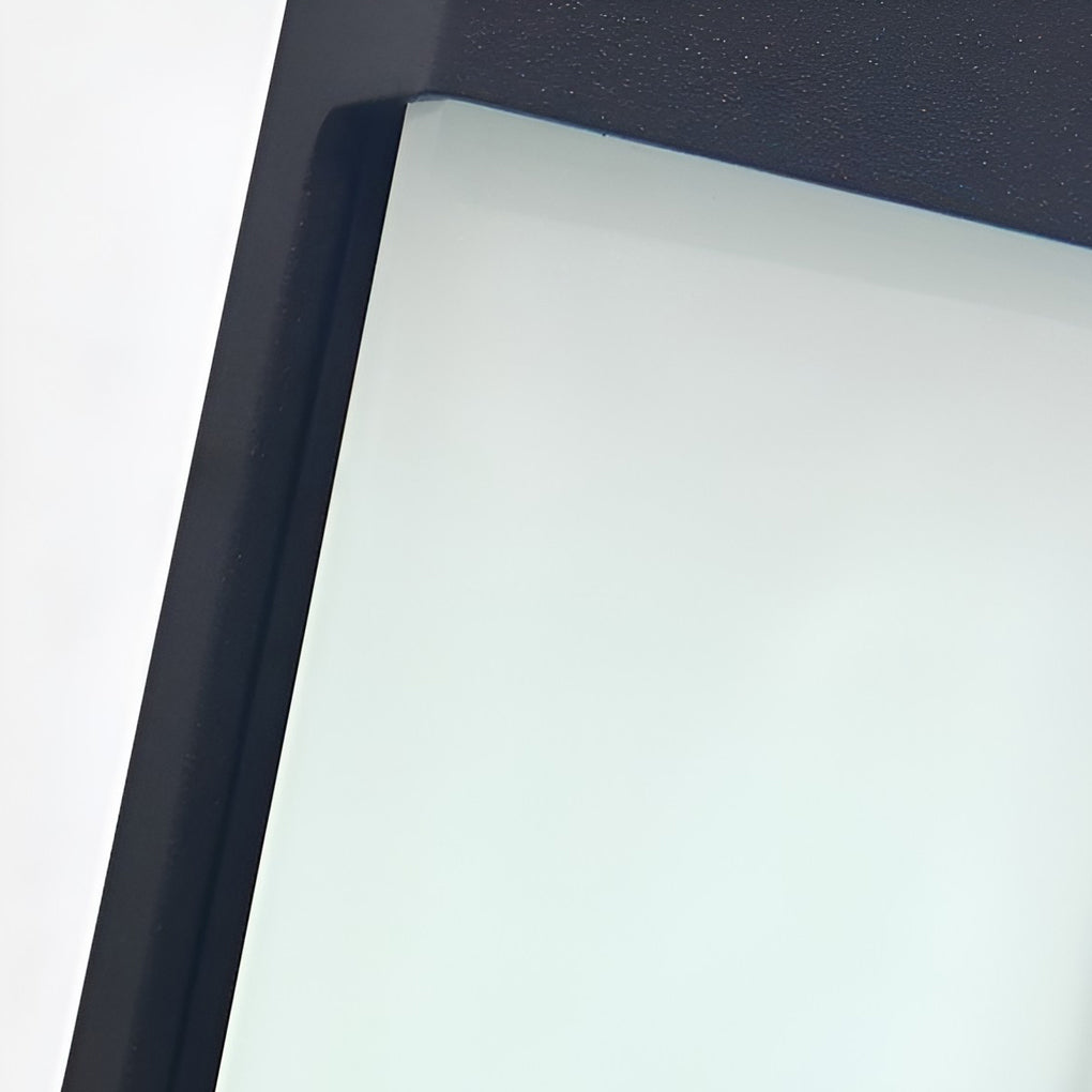 2 Pcs Rectangular LED Light-controlled Waterproof Outdoor Solar Sconce Lighting - Lamp Outdoor