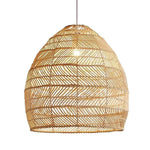 Lian Rattan Bamboo Lampshade Hand Knitted Pendant Light - Lamp Outdoor