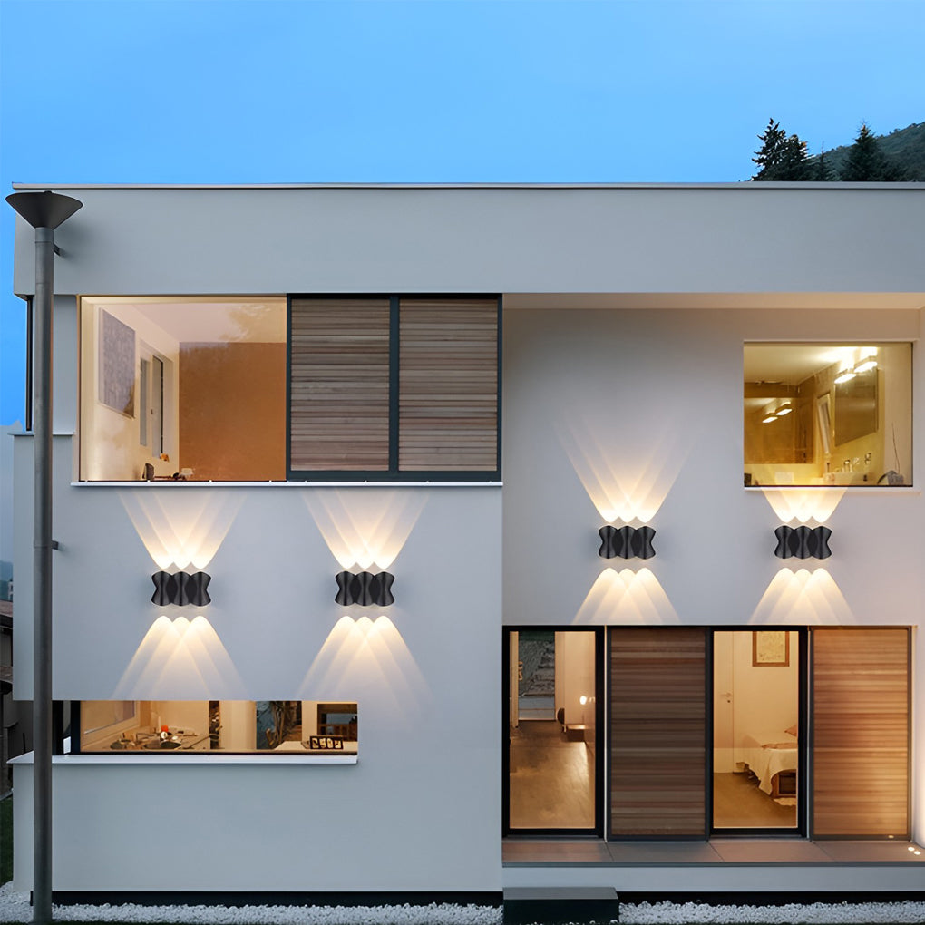 Creative LED Up and Down Lights Waterproof Modern Outdoor Wall Lamp - Lamp Outdoor